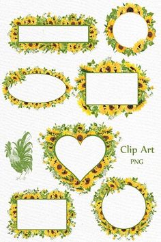 Sunflower Drawing, Watercolor Sunflower, Illustration Blume, Sunflower Clipart, Sunflower Wallpaper, Wedding Clipart, Clip Art, Ipad Wallpaper