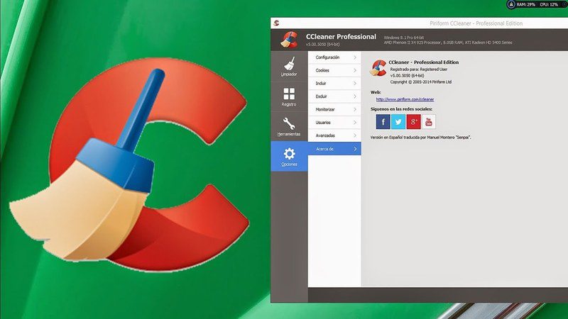 Очиститель CCleaner