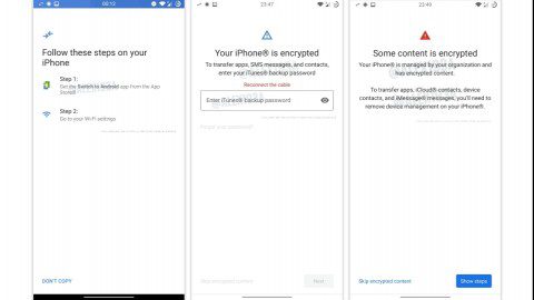 Google вводит новый способ переноса данных с iOS на Android