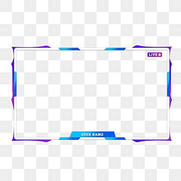 twitch live stream overlay предупреждает о прозрачной рамке без текста, пограничный клипарт, потоковая оверлейная видеокамера, Facebook PNG и PSD