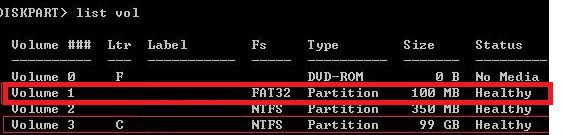 таблица разделов на UEFI GPT компьютере