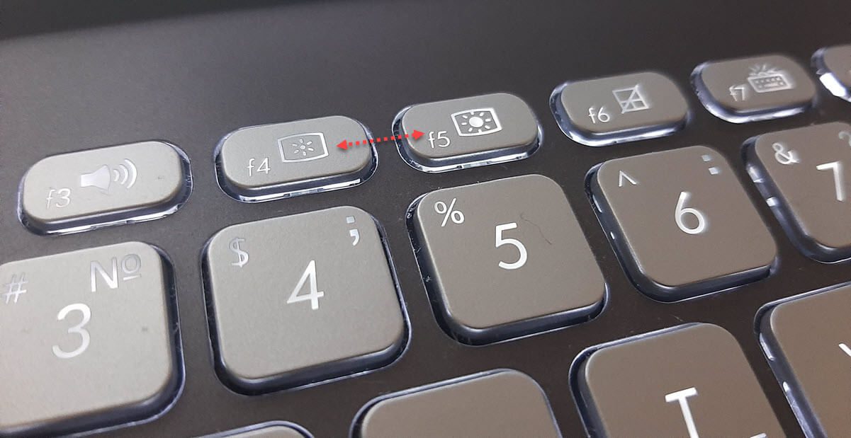 Регулировка яркости экрана в Windows 10 с помощью горячих клавиш